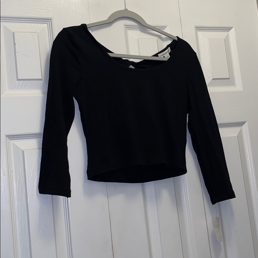 Black Crop Top